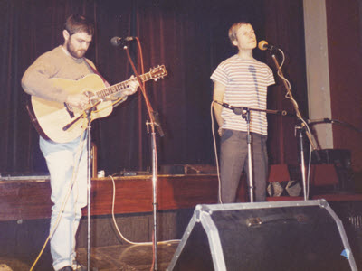 Playing with Chris Wood, Fylde Folk Festival, 1986