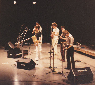 Playing with Oyster Band in Japan, Tsukuba Expo 1985